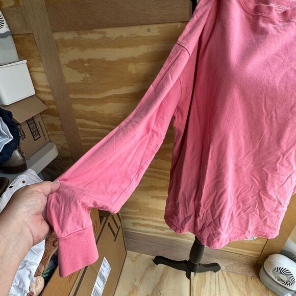 Southern Marsh Pink Long Sleeve Shirt with Pocket - Picture 2 of 5